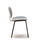 Pack de 2 sillas MARIO tapizadas en pana color gris, 50/79cm(alto) 44cm(ancho) - Foto 3