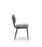 Pack de 2 sillas modelo Alex tapizado en textil gris, 85cm (alto) 42cm (ancho) - Foto 3