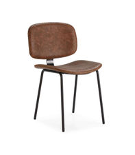 Pack de 2 sillas modelo Bali acabado marrón, 79 cm (alto) 45 cm (ancho) 48 cm
