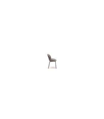 Pack de 2 sillas modelo Bruno tapizado en textil gris, 84cm(alto) 47cm(ancho) - Foto 3