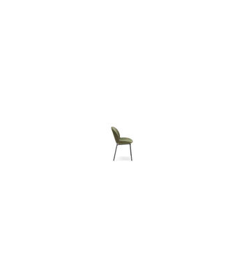 Pack de 2 sillas modelo Bruno tapizado en textil verde, 84cm(alto) 47cm(ancho) - Foto 3
