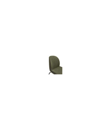 Pack de 2 sillas modelo Bruno tapizado en textil verde, 84cm(alto) 47cm(ancho) - Foto 2