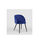 Pack de 2 sillas modelo Keren tapizadas en terciopelo azul indigo, 51.5cm(ancho - Foto 3