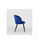 Pack de 2 sillas modelo Keren tapizadas en terciopelo azul indigo, 51.5cm(ancho - Foto 2