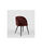 Pack de 2 sillas modelo Keren tapizadas en terciopelo granate, 51.5cm(ancho ) - Foto 2