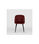 Pack de 2 sillas modelo Keren tapizadas en terciopelo granate, 51.5cm(ancho ) - 1
