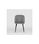 Pack de 2 sillas modelo Keren tapizadas en terciopelo gris piedra, 51.5cm(ancho - 1