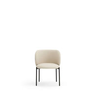 Pack de 2 sillas modelo Mogi tapizado en textil beige, 49/81cm (alto) 59cm