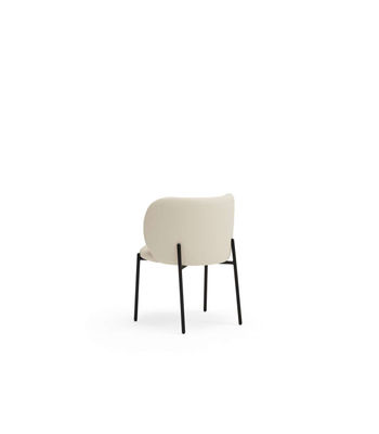 Pack de 2 sillas modelo Mogi tapizado en textil beige, 49/81cm (alto) 59cm - Foto 4