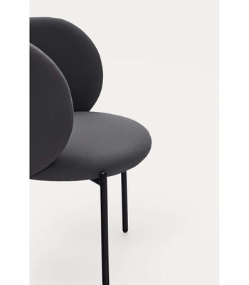 Pack de 2 sillas modelo Mogi tapizado en textil gris oscuro, 49/81cm (alto) 59cm - Foto 2