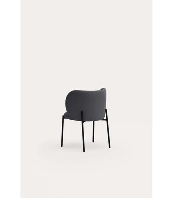 Pack de 2 sillas modelo Mogi tapizado en textil gris oscuro, 49/81cm (alto) 59cm - Foto 3