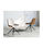 Pack de 2 sillas modelo SABINA acabado beige/marrón, 48 x 62 x 87 cm (largo x - Foto 2