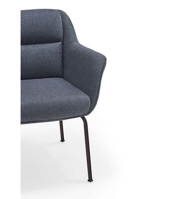 Pack de 2 sillas modelo Sadira acabado azul petróleo, 66.5cm(ancho) 85cm(alto) - Foto 2