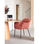Pack de 2 sillas modelo Sadira acabado coral, 66.5cm(ancho) 85cm(alto) 65cm - Foto 4
