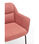 Pack de 2 sillas modelo Sadira acabado coral, 66.5cm(ancho) 85cm(alto) 65cm - Foto 2
