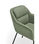 Pack de 2 sillas modelo Sadira acabado gris verdoso, 66.5cm(ancho) 85cm(alto) - Foto 4