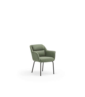 Pack de 2 sillas modelo Sadira acabado gris verdoso, 66.5cm(ancho) 85cm(alto) - Foto 2