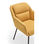 Pack de 2 sillas modelo Sadira acabado mostaza, 66.5cm(ancho) 85cm(alto) 65cm - 3