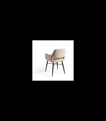 Pack de 2 sillas modelo SHEILA acabado tela beige, 56 x 48 x 83cm (largo x ancho - Foto 2
