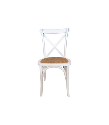 Pack de 2 sillas Provenza acabado blanco/rattan, 48cm(ancho) 89cm(altura) - Foto 2