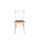 Pack de 2 sillas Provenza acabado blanco/rattan, 48cm(ancho) 89cm(altura) - Foto 2
