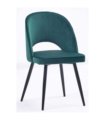 Pack de 2 sillas Teruel tela velvet en verde. 89 cm (alto) 48 cm (ancho) 48 cm