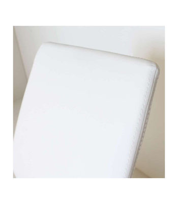 Pack de 2 sillas Unique tapizadas en tejido PU blanco, 100cm(alto) 43cm(ancho) - Foto 2