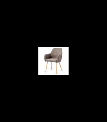 Pack de 2 sillas Víctor tapizado marrón jaspeado, 85 cm(alto)58 cm(ancho)55 - Foto 2