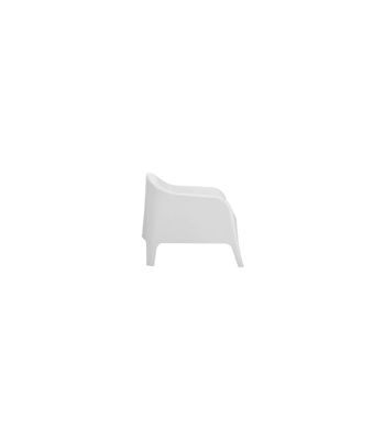 Pack de 2 sillones jardín Pool acabado polipropileno blanco, 70cm(alto) - Foto 3