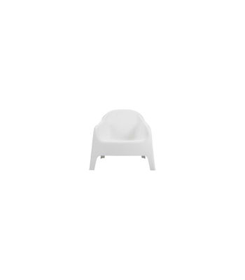 Pack de 2 sillones jardín Pool acabado polipropileno blanco, 70cm(alto) - Foto 2