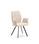 Pack de 2 sillones para comedor Marcos tapizado textil beige, 89cm(alto) - Foto 2