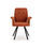 Pack de 2 sillones para comedor Marcos tapizado textil marrón, 89cm(alto) - 1