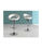 Pack de 2 taburetes elevables Zoe tapizados en polipiel blanco, 53 x 47 x 80/101 - Foto 2