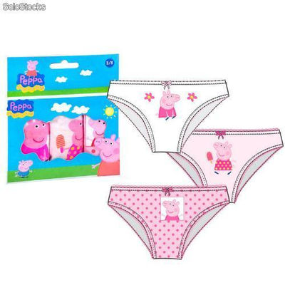 Pack de 3 Braguitas Peppa Pig