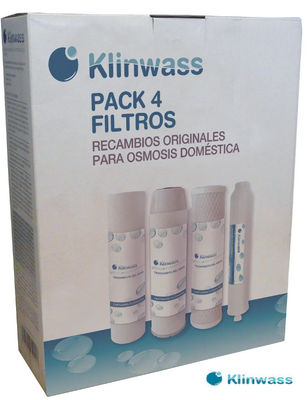 Pack de 4 filtros osmosis