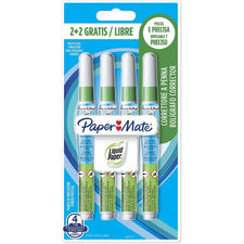 Pack de 4 piezas lápiz corrector líquido Paper Mate Liquid NP10 7ml