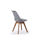 Pack de 4 sillas Bistro en simil piel gris, 84 cm(alto)48 cm(ancho)54 cm(largo) - 2