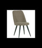 Pack de 4 sillas Bus tapizada en textil color arena, 84cm(alto) 47cm(ancho)