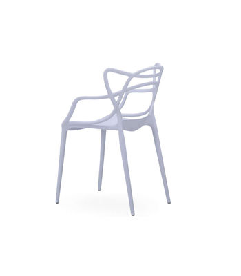 Pack de 4 sillas Butterfly para salón, cocina o terraza en blanco 83 cm(alto)55 - Foto 3