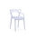 Pack de 4 sillas Butterfly para salón, cocina o terraza en blanco 83 cm(alto)55 - 1