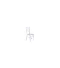 Pack de 4 sillas Chiavari acabado en policarbonato transparente, 38cm(ancho)