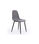 Pack de 4 sillas comedor Hall tapizado textil gris, 84cm(alto) 44,5cm(ancho) - 1