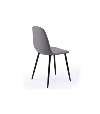 Pack de 4 sillas comedor Hall tapizado textil gris, 84cm(alto) 44,5cm(ancho) - Foto 3