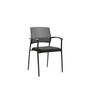 Pack de 4 sillas confidente acabado negro, 55 cm(ancho) 85 cm(altura)