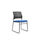 Pack de 4 sillas confidente tapizada en color azul, 56 cm(ancho) 84/94 - 1