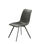 Pack de 4 sillas Cubic acabado tapizado en tejido color gris, 86 cm(alto)46 - 1