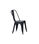 Pack de 4 sillas de comedor Tolix acabado negro, 45 x 45 x 85 cm (ancho x largo - 1