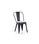 Pack de 4 sillas de comedor Tolix acabado negro/roble, 45 x 45 x 85 cm (ancho x - 1