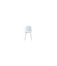Pack de 4 sillas Happy para salón, cocina o terraza acabado blanco, 80cm(alto)