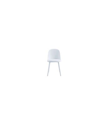 Pack de 4 sillas Happy para salón, cocina o terraza acabado blanco, 80cm(alto)